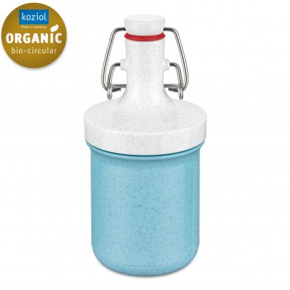Fľaša na vodu detská PLOPP TO GO MINI 200 ml, organická ľadová modrá, Koziol