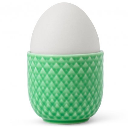 Kalíšok na vajíčka RHOMBE 5 cm, zelená, Lyngby