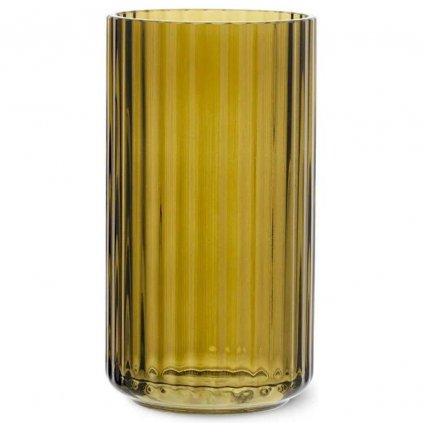 Váza 20 cm, olivovo zelená, Lyngby