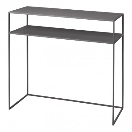 Konzolový stolík FERA 85 cm, sivý, oceľ, Blomus