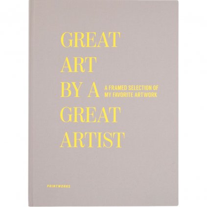 Kniha na detské výtvarné práce GREAT ART, béžová, Printworks