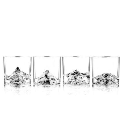 Pohár na whisky THE PEAKS, sada 4 ksLiiton