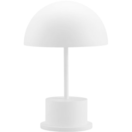 Prenosná stolná lampa RIVIERA 28 cm, biela, Printworks