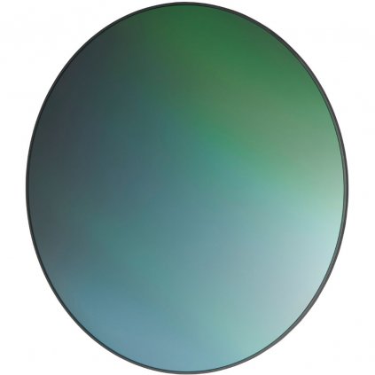Nástenné zrkadlo ROUND 76 cm, zelená, Fritz Hansen