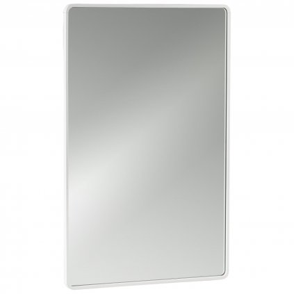 Kúpeľňové zrkadlo RIM 70 cm, biele, hliník, Zone Denmark