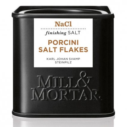 Soľ s hríbmi 80 g, vločky, Mill & Mortar