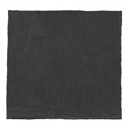 Textilný obrúsok LINEO 42 x 42 cm, tmavosivá, ľan, Blomus