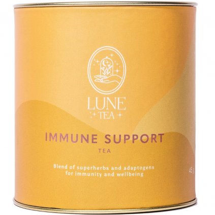 Bylinný čaj IMMUNE SUPPORT, 45 g plechovka, Lune Tea