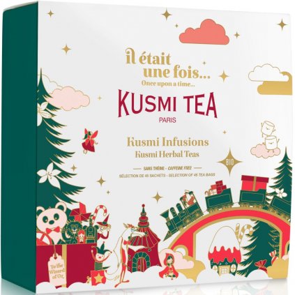 Čajová súprava KUSMI INFUSIONS 2023, 45 mušelínových vrecúšok, Kusmi Tea