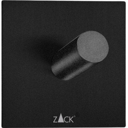 Háčik na uteráky 5 cm, čierny, nerezová oceľ, Zack
