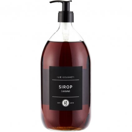 Sirup 1 l, karamel, Lie Gourmet