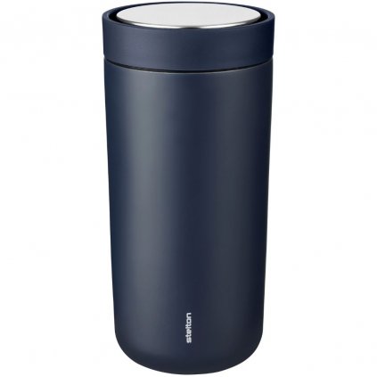 Cestovný hrnček TO GO CLICK 400 ml, tmavomodrý, Stelton