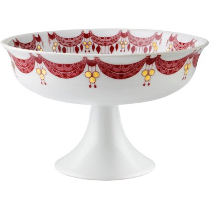 Servírovacia miska GUIRLANDE 16 cm, červená, porcelán, Bjørn Wiinblad