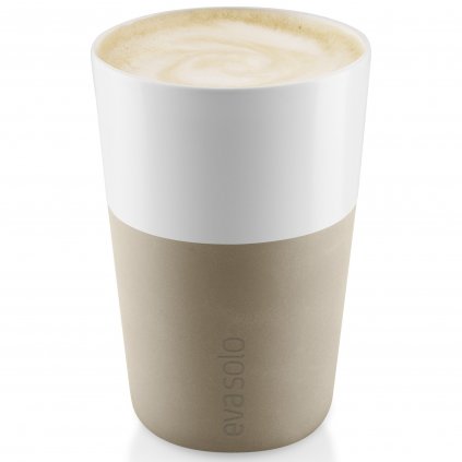 Hrnček na kávu latte, sada 2 ks, 360 ml, perleťovo béžový, Eva Solo