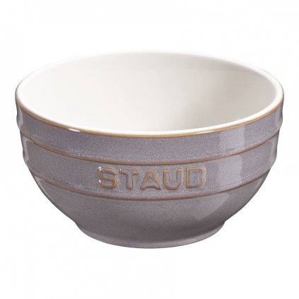 Jedálenská miska 400 ml, sivá, keramika, Staub