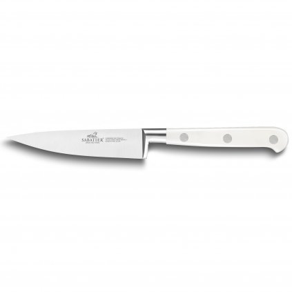 Orezávací nôž TOQUE 10 cm, nity z nehrdzavejúcej ocele, biely, Lion Sabatier
