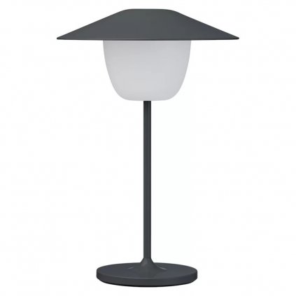 Prenosná stolová lampa ANI MINI 21 cm, LED, magnetická sivá, hliník, Blomus