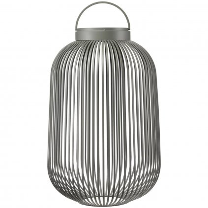 Prenosná stolová lampa LITO M 49 cm, LED, granitovo sivá, oceľ, Blomus