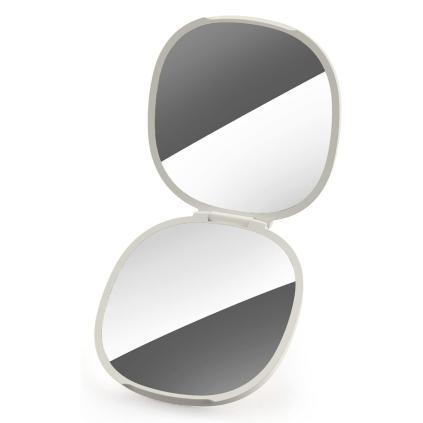 Vreckové zrkadielko VIVA 75006 8 cm, krémová, plast, Joseph Joseph