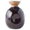212574 lahev na sake 350 ml hneda cerna keramika mij