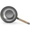 Wok MINERAL B BOIS 28 cm, strieborná, oceľ, de Buyer