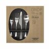 220844 3 sada priboru drop satin sada 24 ks stribrna eko box pintinox