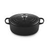 223809 kastrol signature 29 cm 4 7 l ovalny satin black litina le creuset