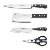 Súprava nožov s blokom CLASSIC, 13 ks, s ocieľkou a nožnicami, Wüsthof