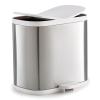 Kúpeľňový odpadkový kôš SPLIT, dvojitý, z nehrdzavejúcej ocele, Joseph Joseph