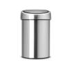 Dotykový odpadkový kôš TOUCH BIN 3 l, odolný voči prstom, matná oceľ, Brabantia