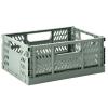 Úložný box CRATE L 43 cm, zelená, 3 Sprouts