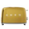 Hriankovač TSF01GOEU, 2 plátky, zlatá, Smeg