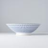 Miska na ramená RADIATING LINES BLUE & WHITE 25 cm, 900 ml, MIJ
