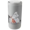 Cestovný hrnček TO GO CLICK MOOMIN 200 ml, jemná svetlošedá, Stelton