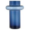 Váza TUBE 25 cm, tmavomodrá, sklo, Lyngby Glas