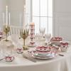 Jedálenská misa GUIRLANDE 16 cm, červená, porcelán, Bjørn Wiinblad