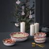 Servírovacia miska GUIRLANDE 24 cm, červená, porcelán, Bjørn Wiinblad