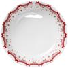 Servírovacia miska GUIRLANDE 24 cm, červená, porcelán, Bjørn Wiinblad