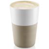 Termohrnček na caffé latte 360 ml, sada 2 ks, perlovo béžová, Eva Solo