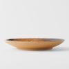 Tanier na predjedlo WABI SABI 19 cm, hnedý, keramický, MIJ