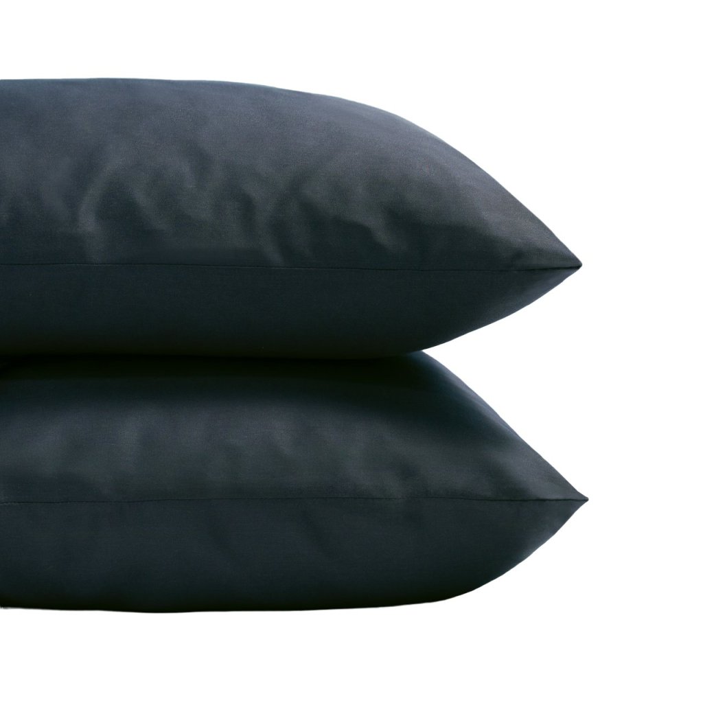 Kopfkissenbezug GRACE 50 x 70 cm, set à 2 st, Mitternachtsozean, Tencel, Clarysse