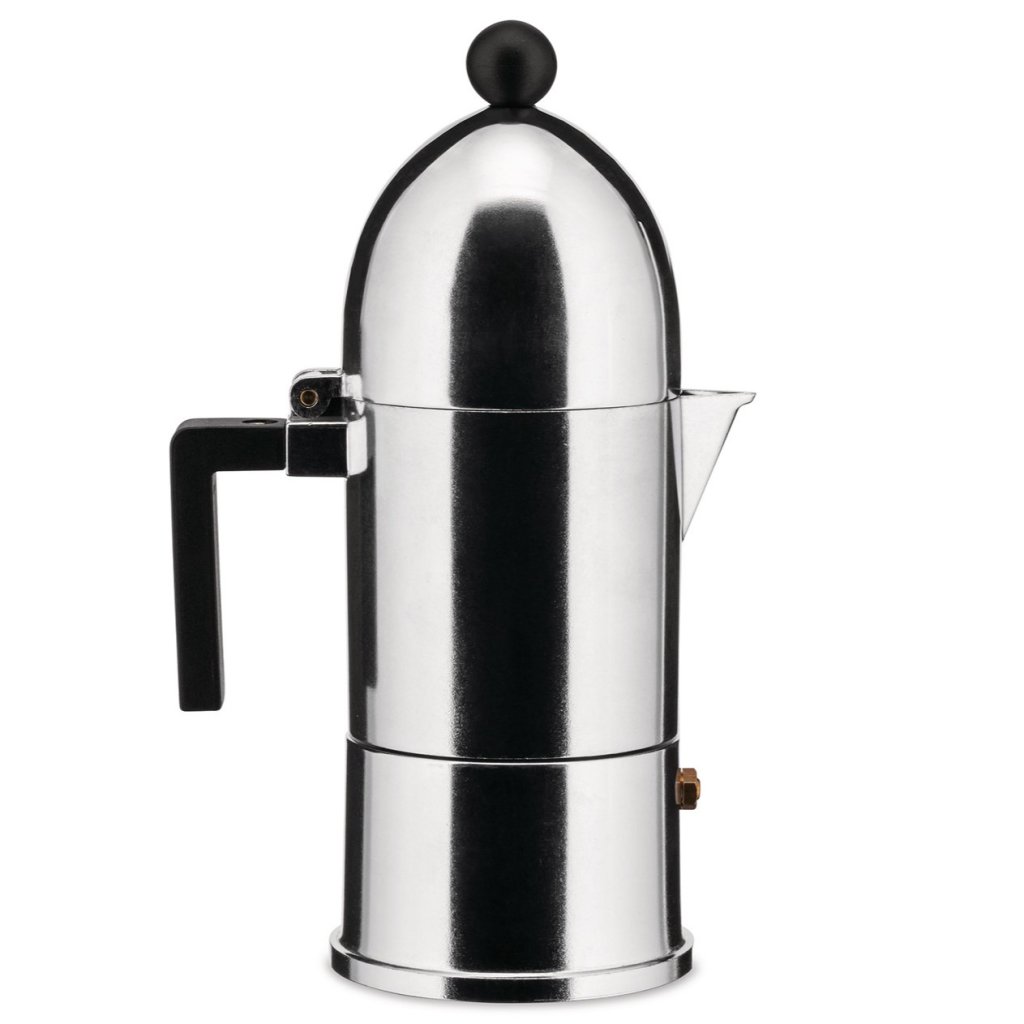 Espressokocher LA CUPOLA 150 ml, silber, aluminium, Alessi
