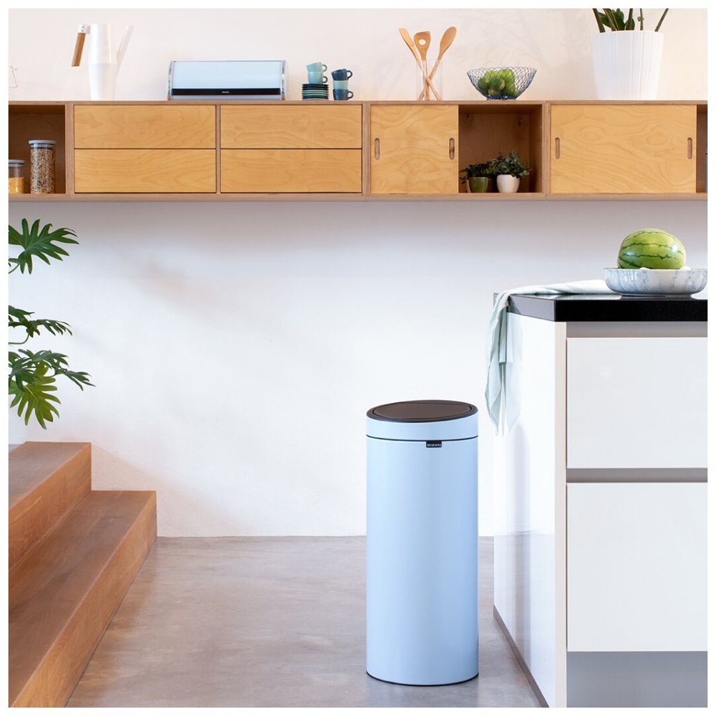 Touch Mülleimer TOUCH BIN NEW 30 l, hellblau, Brabantia 