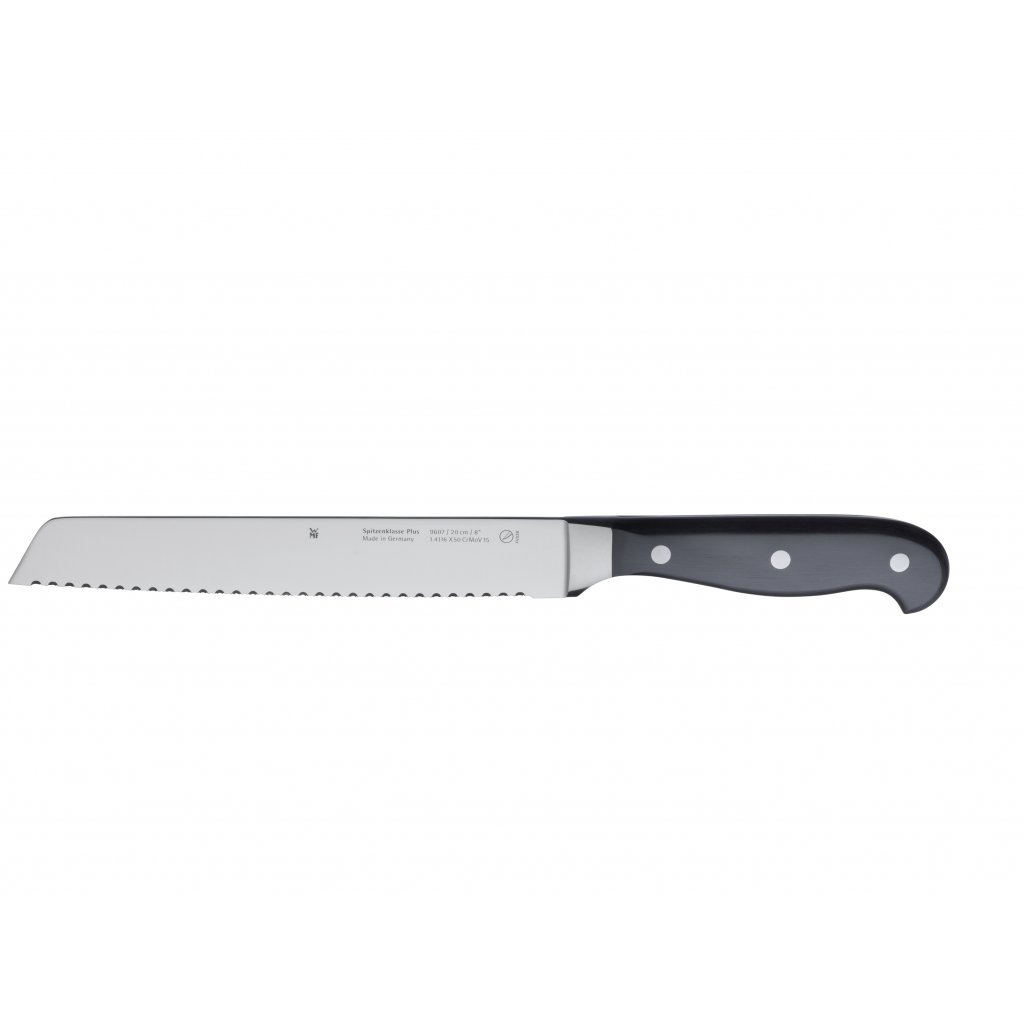 Brotmesser SPITZENKLASSE PLUS 20 cm, mit doppeltem Wellenschliff, WMF