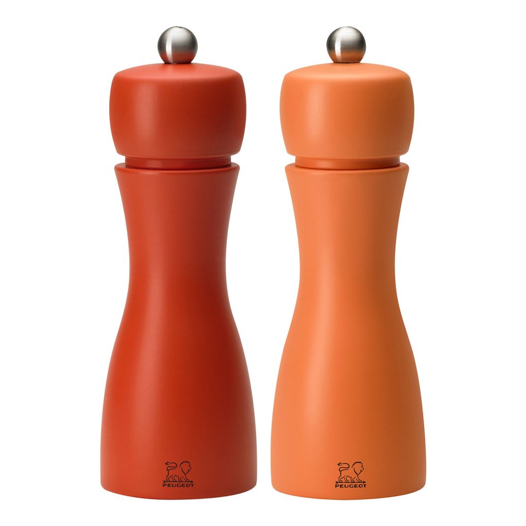 Mühlen-Set auf Pfeffer a Salz Herbst TAHITI, Buchenholz 15 cm Peugeot