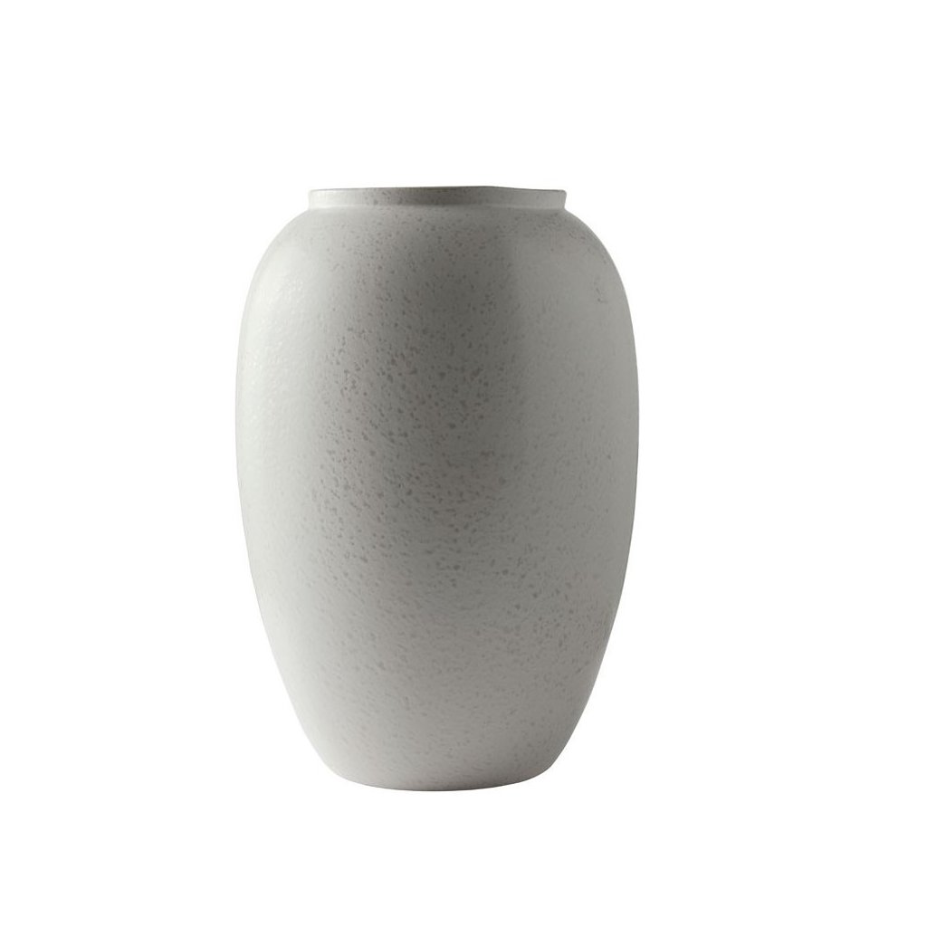 Vase 50 cm, Creme matt, Bitz