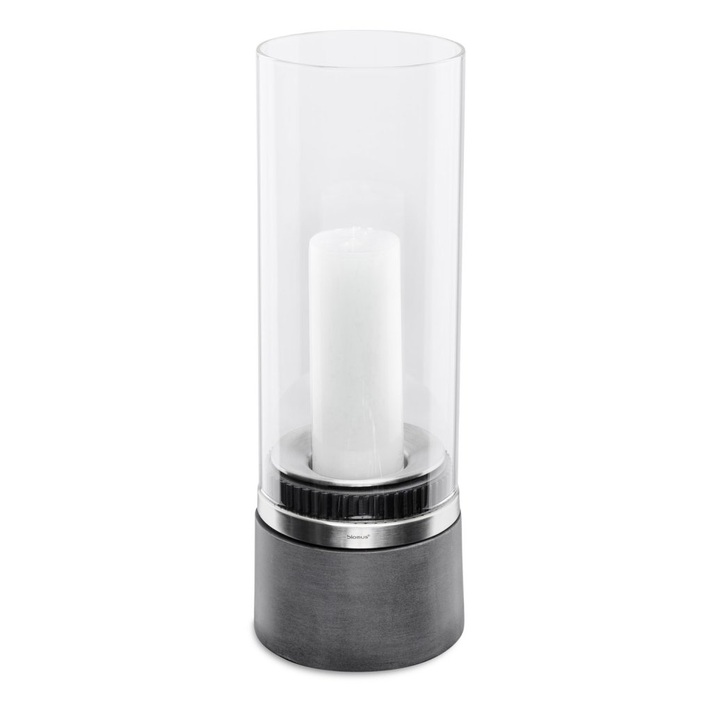 Windlicht Kerzenhalter PIEDRA, 33 cm, Blomus