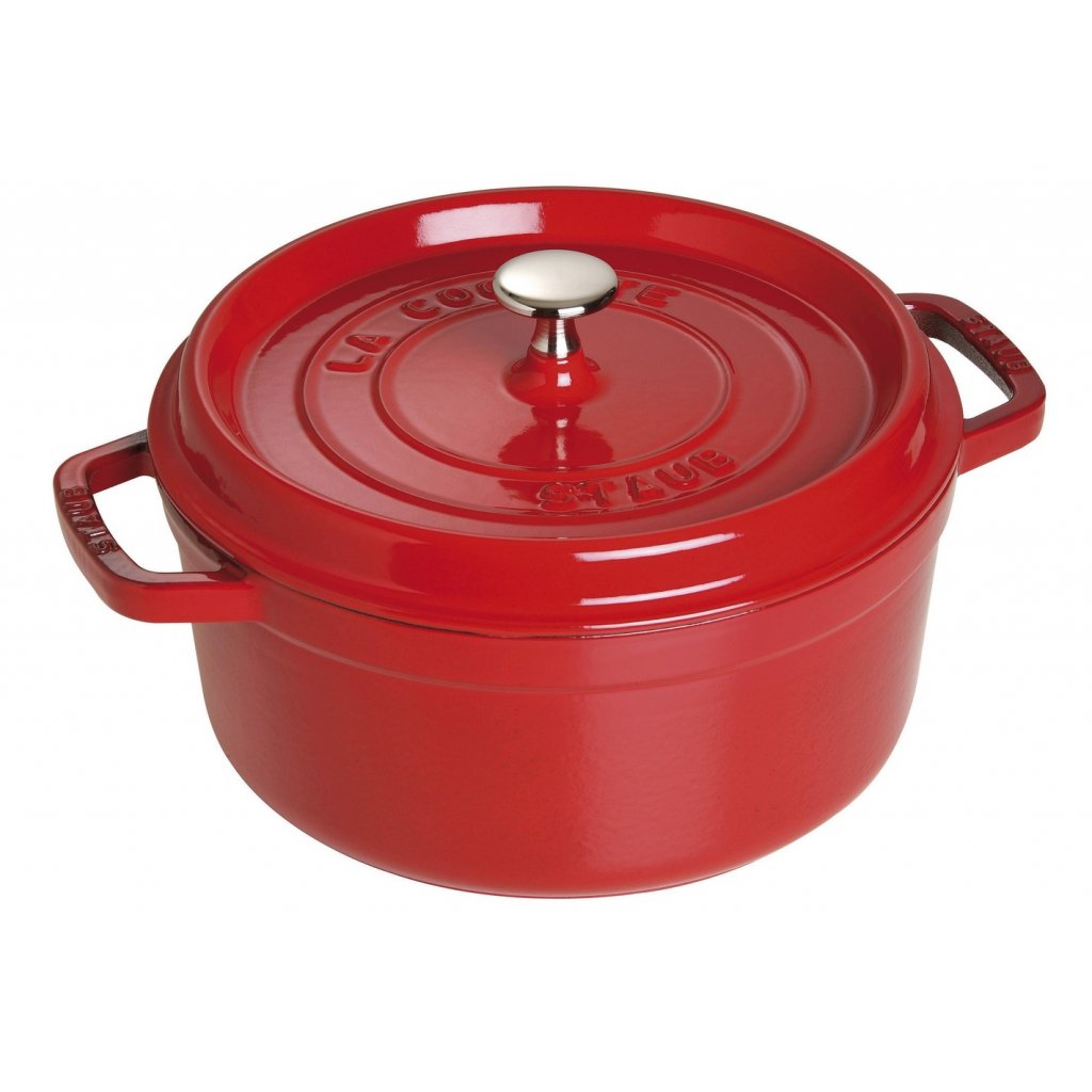 Kirsche, Cocotte cm, Gusseisen, 24 Staub