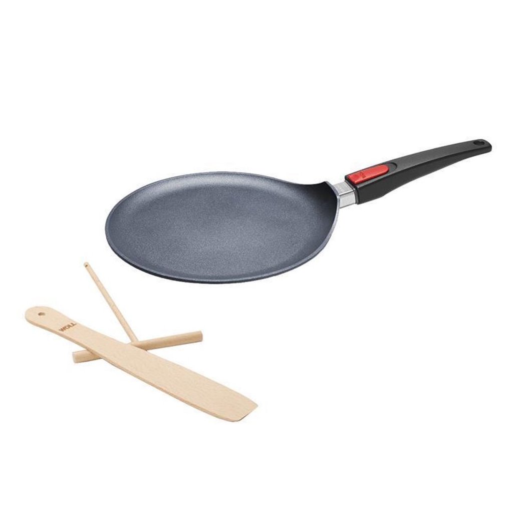 Crepes-Pfanne DIAMOND LITE 26 cm, für Induktion, Titanium, WOLL