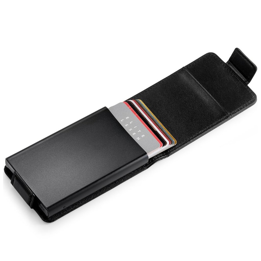 Kartenhalter ECLIPSE 10 cm, RFID-Schutz, schwarz, Philippi 